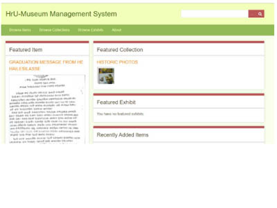 Museum Collections Management system Museum Collections Management system