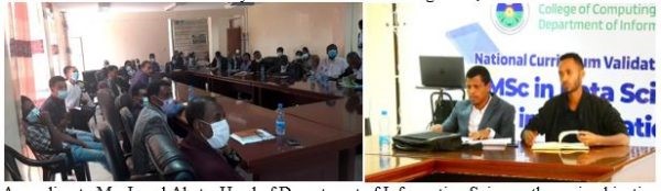 Haramaya University CCI conducted National Curricula Review and Validation Workshop in Data Science and Information Science