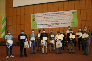 The research office recognized editorial board members of EAJS (Professor Nigussie Dechassa, Professor Mengistu Ketema, and Dr Habtamu Terefe), editorial board members of HLR (Dr Richard Wentzell, Mr Gadisa Tesfaye, Mr Serkalem Eshetie), editorial board members of EAJSSH (Dr Adinew Tadesse, Dr Gutema Emana and Mr Birhanu Midekso), editorial board members of EAJHBS (Dr Bizatu Mengistie, Mr Zelalem Teklemariam, and Mr Teshager Worku), and editorial board members of EAJVAS (Professor Mengistu Urge, Dr Birhanu Sibhat, and Dr Buruk Abreha).