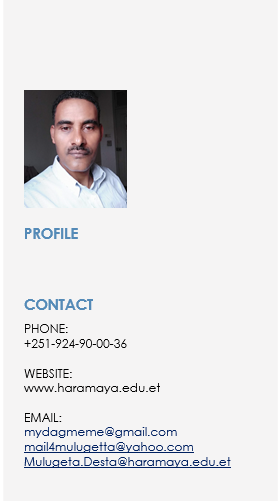 muluget Dr. Mulugeta D