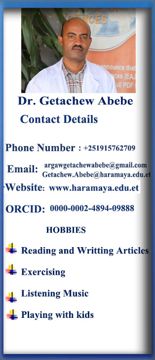 Dr Getachew Abebe Profile Dr Getachew Abebe Profile