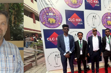 law student at competition