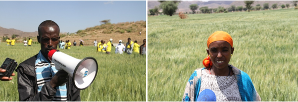 Farmer Yahaya Yusuf and Farmer Nejat Abidi