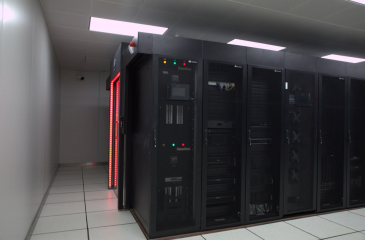 side of inside Data Center