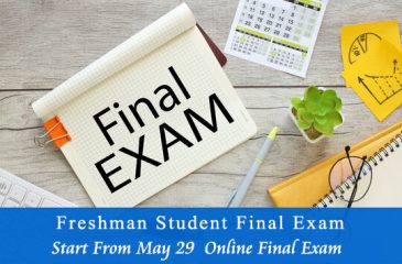 Start From May 29 Freshman Online Final Exam