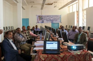 Training at Digital Library held at Main Library