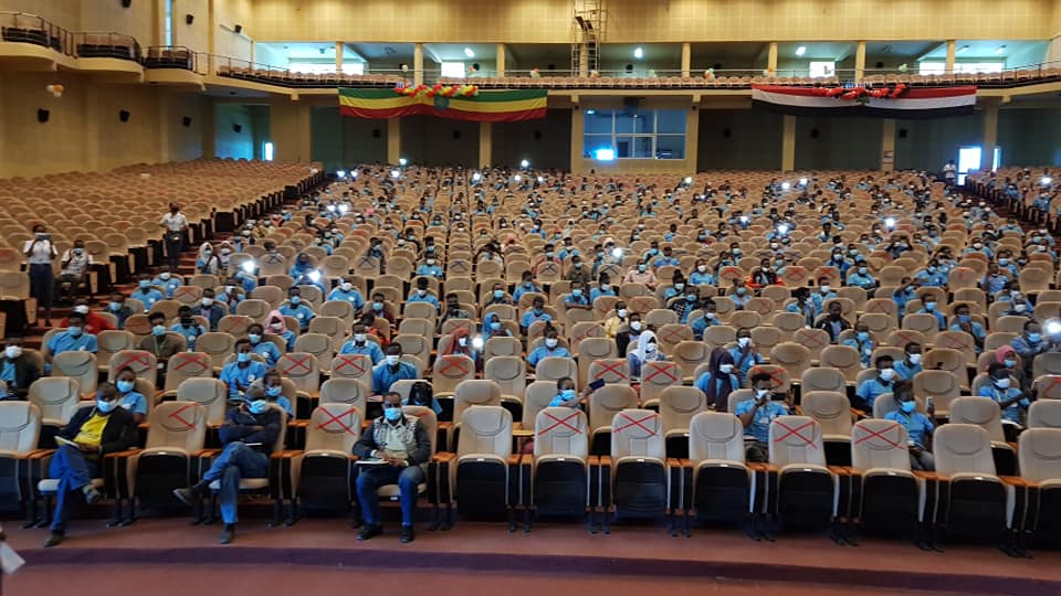 የኢፌድሪ የሠላም ሚኒስቴር ከተለያዩ ተቋማት ለተመረቁ ወጣቶች 'በጎነት ለአብሮነት' በሚል መርህ ባዘጋጀው ስልጠና