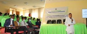 Dr.Temesgen Keno at Presention Photo