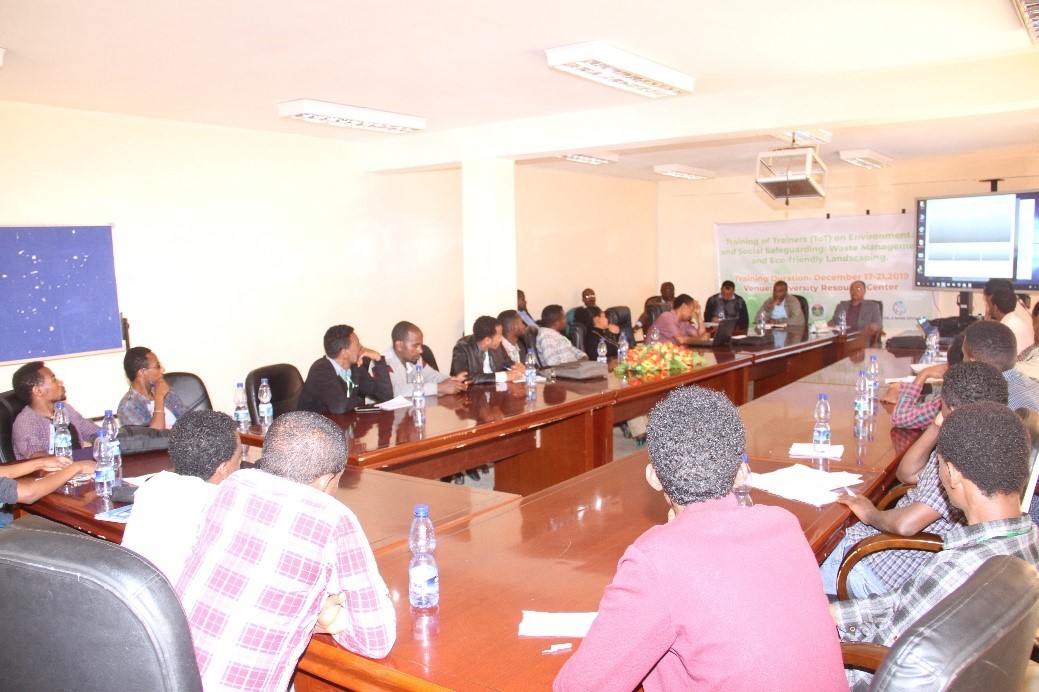 Africa Center of Excellence for Climate Smart Agriculture and Biodiversity Conservation (ACE Climate SABC) Conducted Training of Trainers (TOT) on Integrated Waste Management and Eco-friendly Landscaping