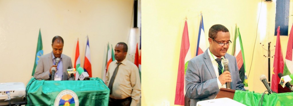 Dr. Kibebew Kibret, Dean of CAES and Prof. Nigussie Dechassa