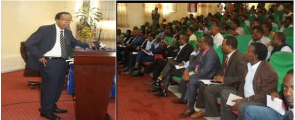 Haramaya University Organized Public Lectures by Professor Mohammed Hassen of the Georgia State University.