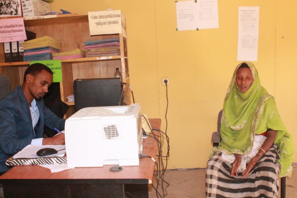 Residents of East and West Hararghe expressed that they have benefited from the free legal aid service being provided in their area by Haramaya University’s College of Law.