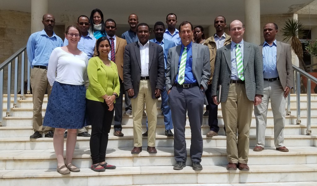 CHAMPS Team together withHaramaya University administration. 