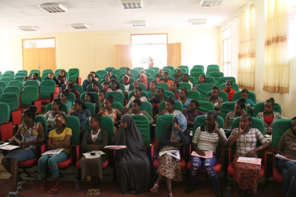 Haramaya University facilitated a welcoming ceremony forthe newly admitted female students