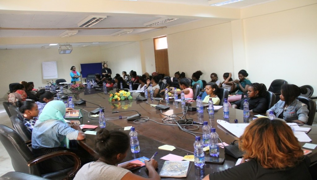 Haramaya University facilitated a welcoming ceremony forthe newly admitted female students