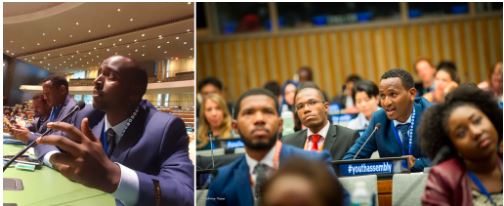 Haramaya University participated in the 2016 Summer World Youth Assembly which was held at New York, US