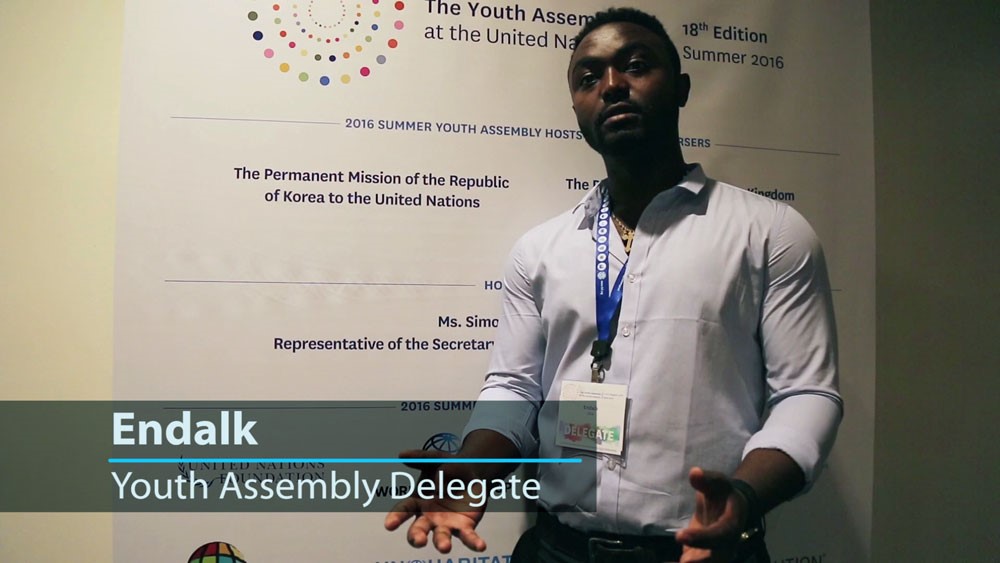 Haramaya University participated in the 2016 Summer World Youth Assembly which was held at New York, US