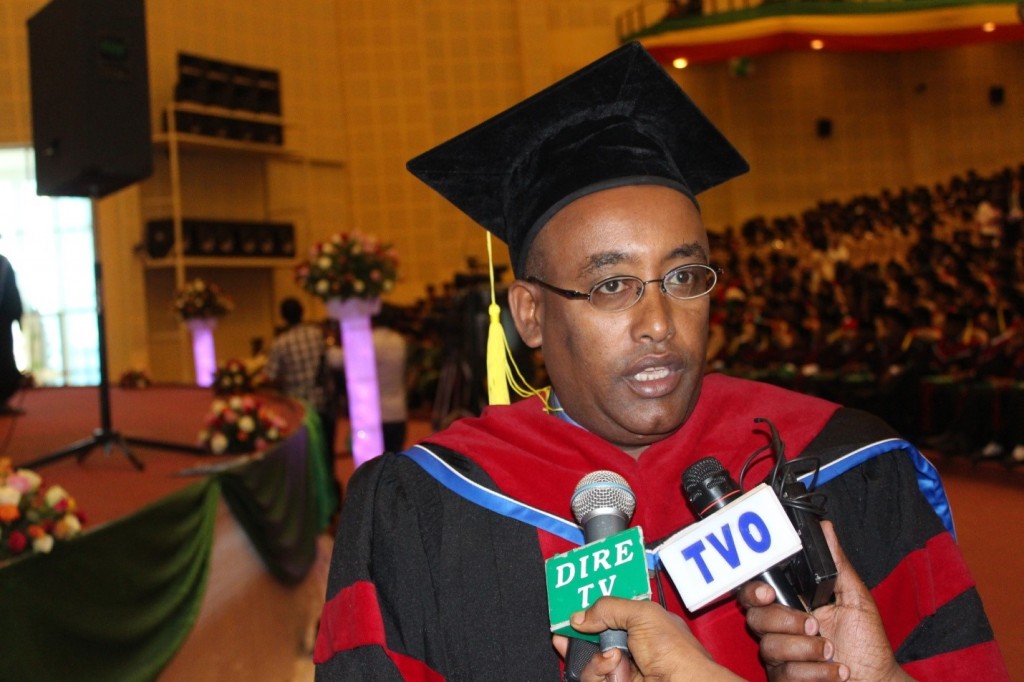 Haramaya university has graduated over 8,500 students today in various fields of study.
