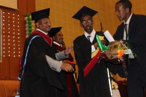 Haramaya university has graduated over 8,500 students today in various fields of study.