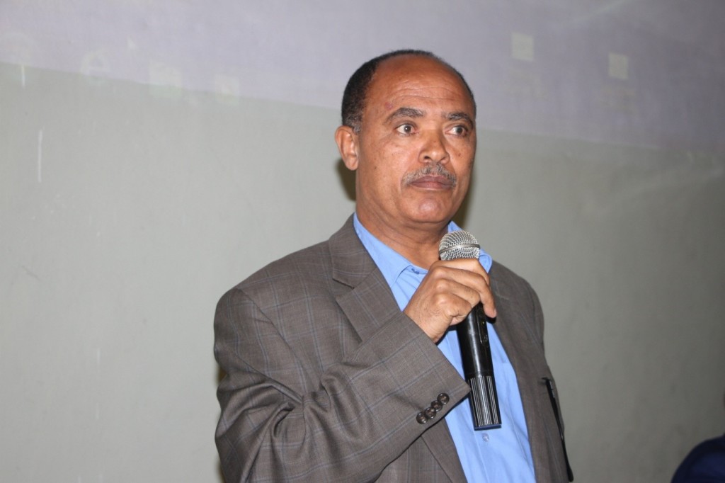 At haramaya Universiity, Panel discussion held on Community Based Education service, Professor Kebede W/Tsadik in the picture