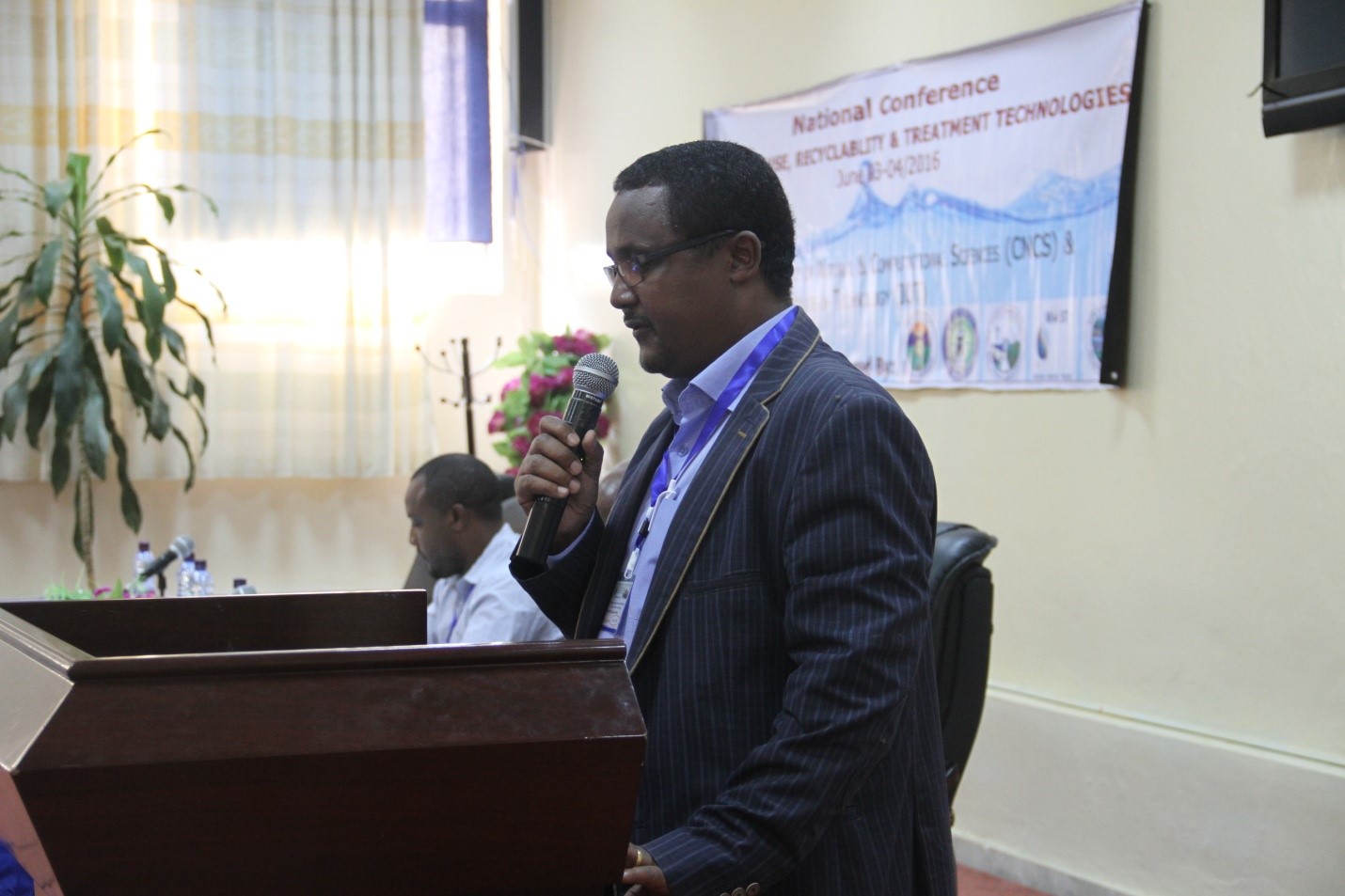 Haramaya University College of Natural and Computational Sciences (CNCS) and Institute of Technology (IoT) Host National Conference, Professor Nigussie Dechassa in the picture