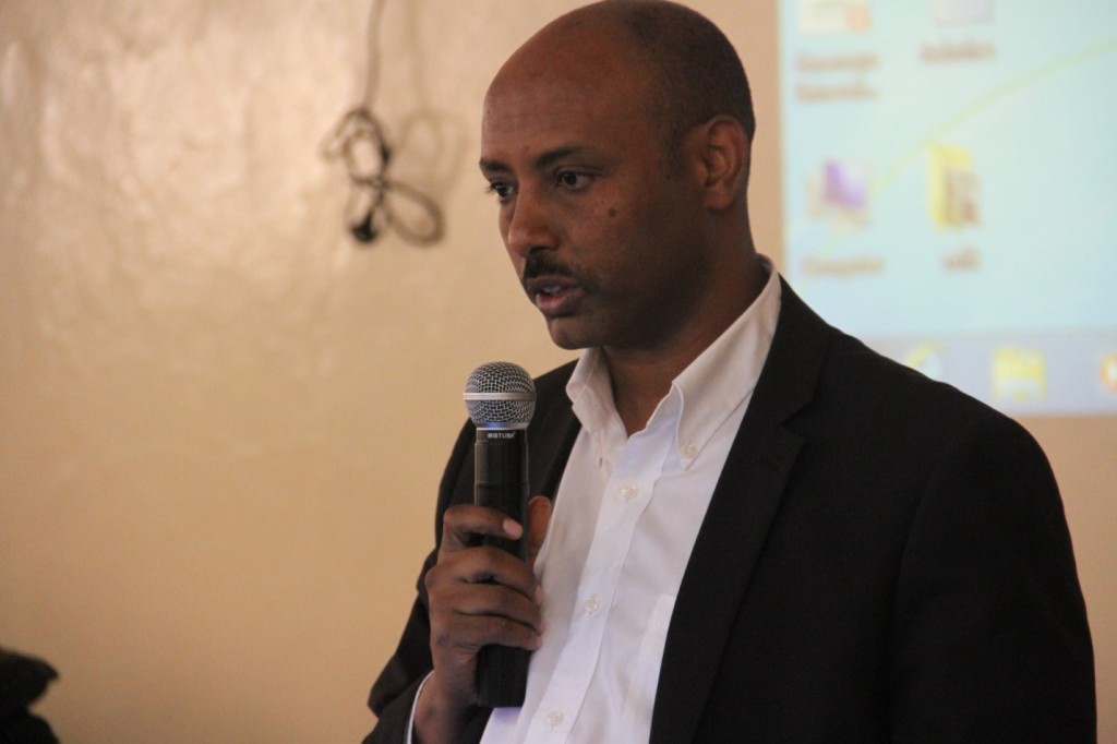 Haramaya University Academic Assessment and Quality Assurance Directorate in collaboration with Postgraduate Program Directorate conducted training, Dr. Yibekal Alemayehu in the picture