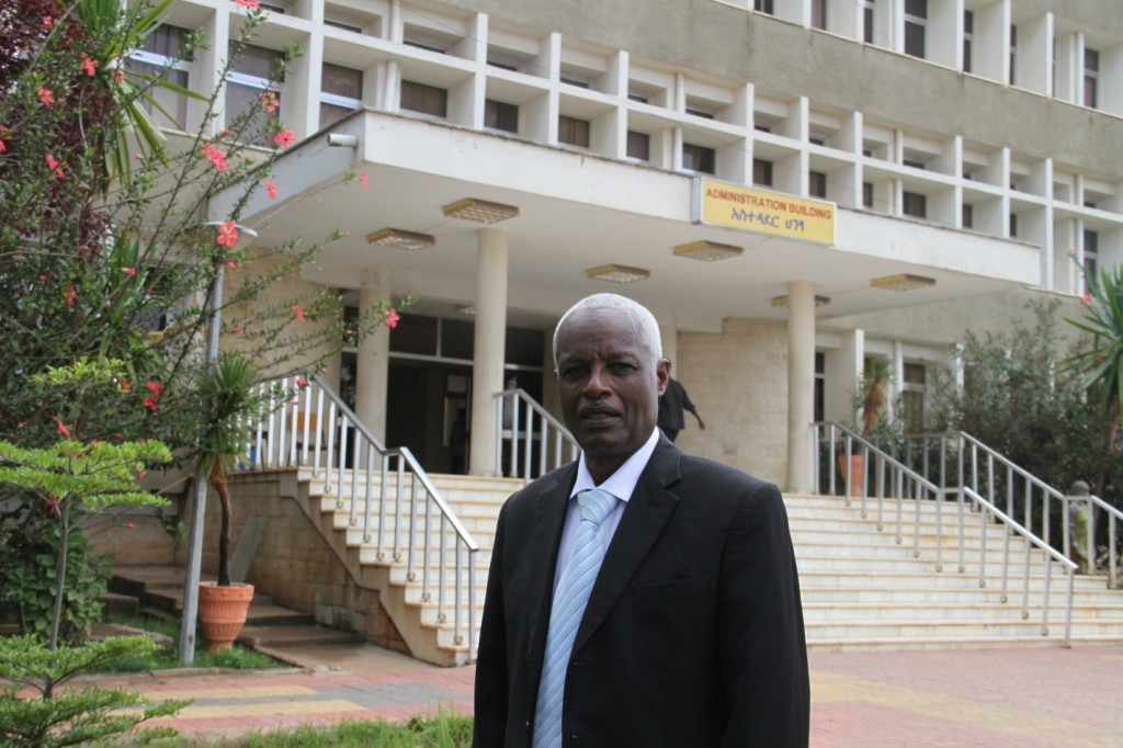 Haramaya University has conferred the rank of Full Professorship on Dr. Habtamu Zeleke, Professor Habtamu Zeleke in the picture