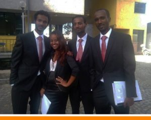 Law students from Haramaya University traveled to Washington, D.C., to represent Ethiopia in an international competition.