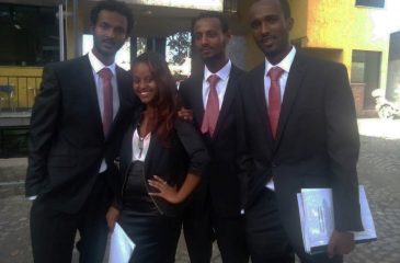 Law students from Haramaya University traveled to Washington, D.C., to represent Ethiopia in an international competition.