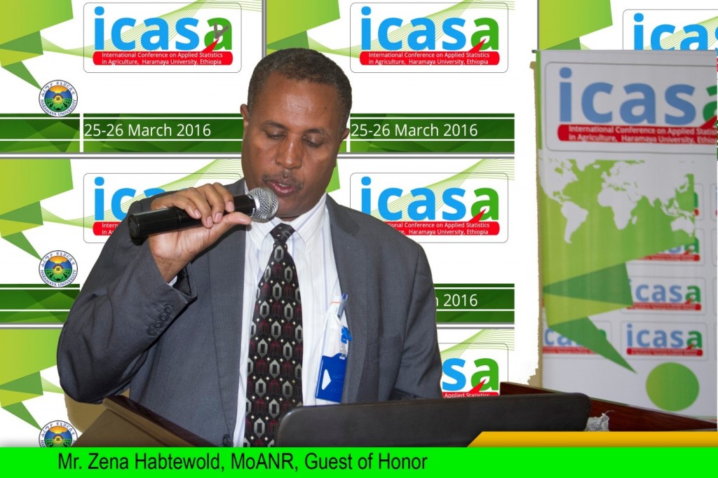 Haramaya University (HU) organized and hosted an International Conference on Applied Statistics in Agriculture