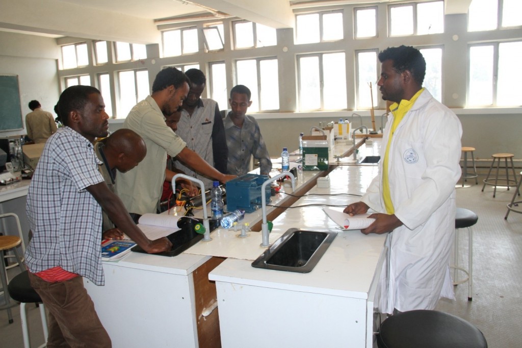 Haramaya University College of Natural and Computational Sciences conducted short term training for Junior, Secondary and Preparatory School Science teachers 