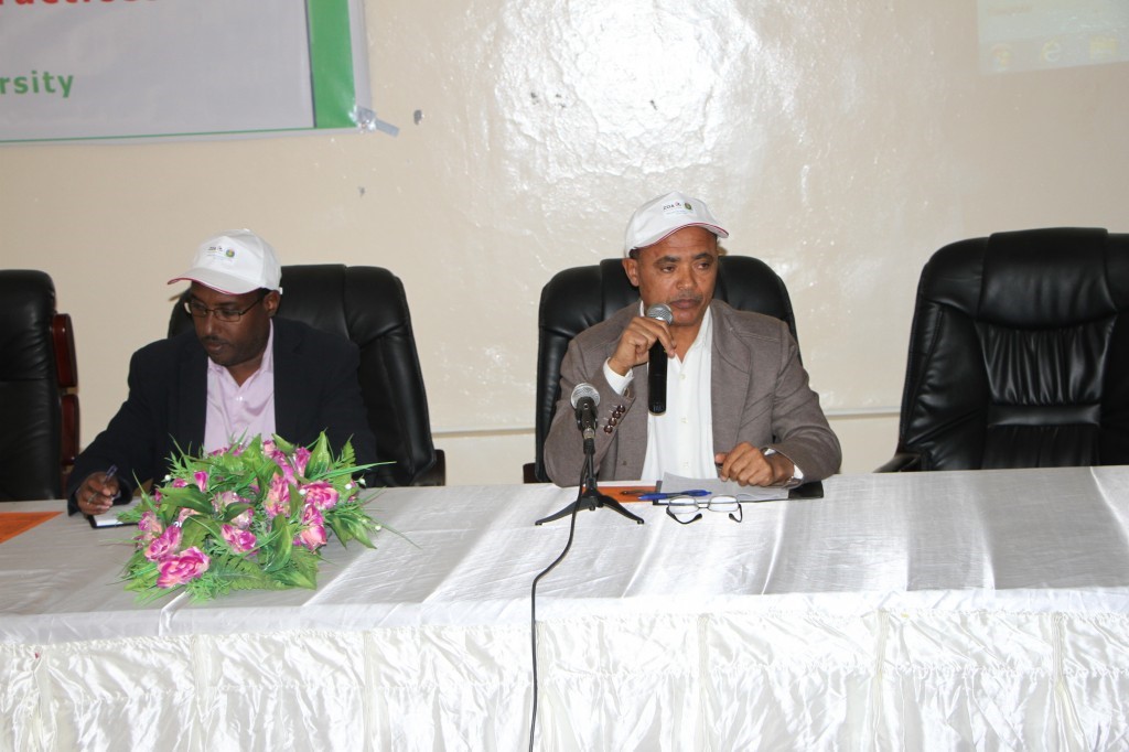 Haramaya university scholars said climate resilience efforts needs to be strengthened to avert effects of drought, Professor mengistu Urge and Professor Kebede W/Tsadik added the same image