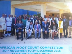 Haramaya University College of Law students participated in a regional moot court competition which was held at Arusha Tanzania