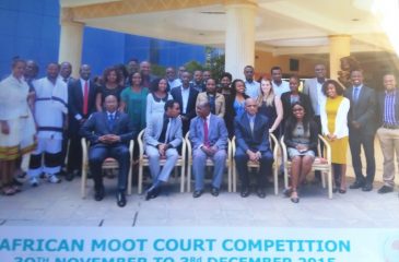Haramaya University College of Law students participated in a regional moot court competition which was held at Arusha Tanzania