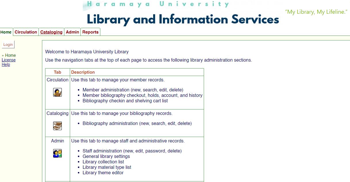 library and information services