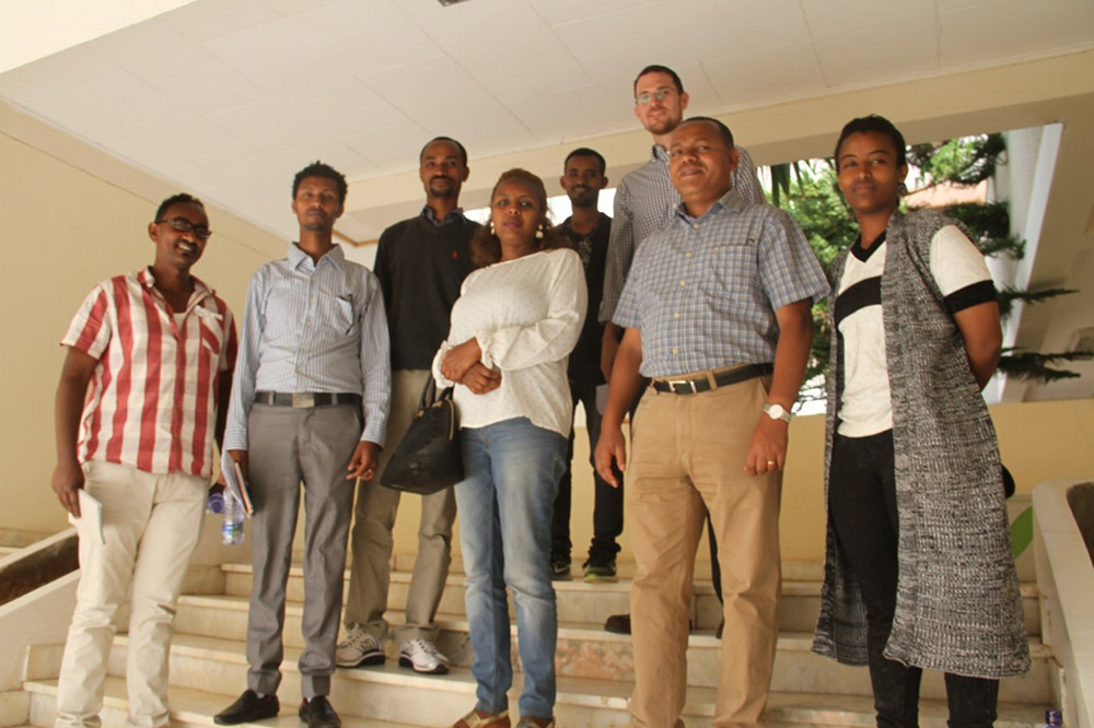 Mr. Nicholas Barnett with participants