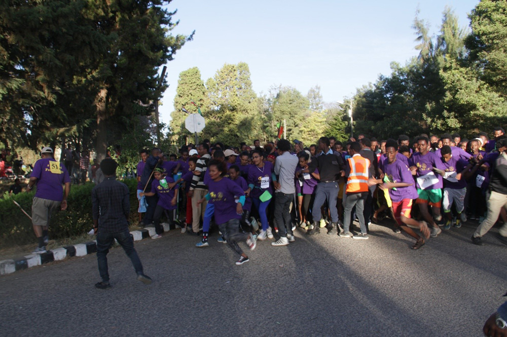 ታላቁ የኢትዮጵያ ህዳሴ ግድብ ግንባታ ምስረታን በማስመልከት በሀረማያ የሩጫ ውድድር ተካሄደ