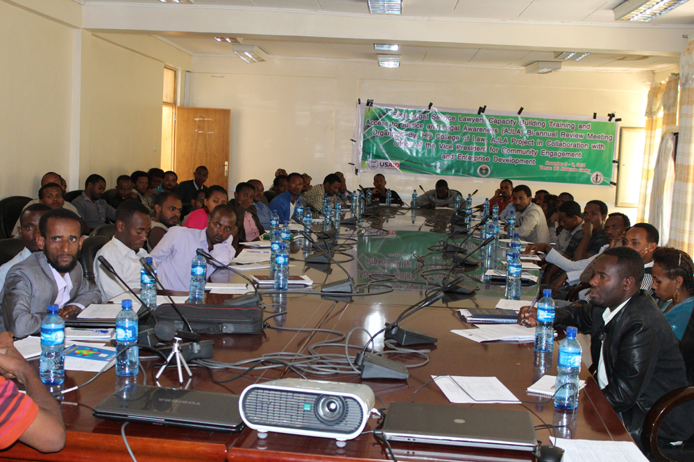  Free legal service providing lawyers training at Haramaya University