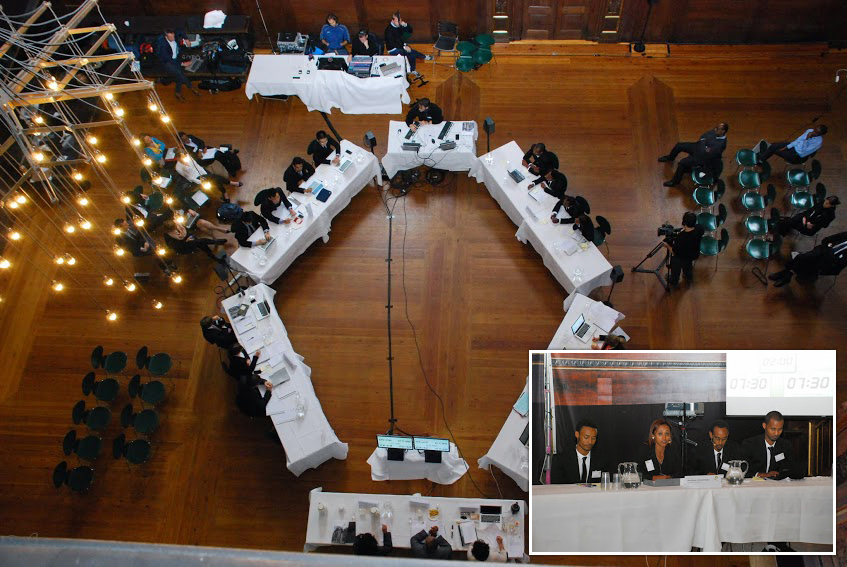 Haramaya University College of Law negotiation team participated in the international oral round of the Copenhagen International Negotiation Competition 