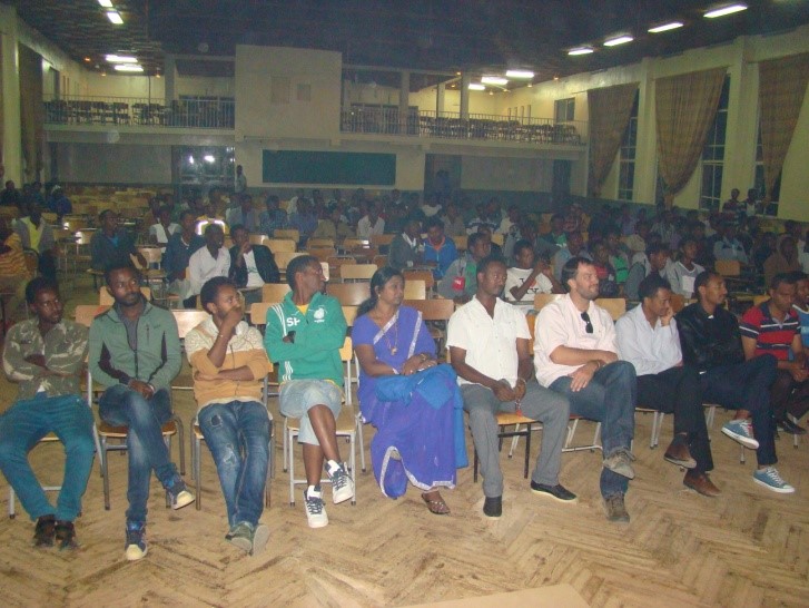 Haramaya University’s College of law has received fresh man students and provided them with orientation by D/r. Richard Wentzel 