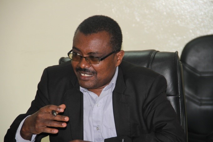 Professor fikadu Beyene at training on ethics, good governance, and anti-corruption awareness image