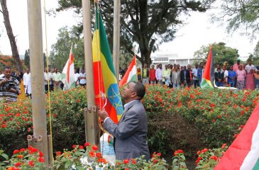 Haramaya University (HrU) marked the 7th National Flag Day