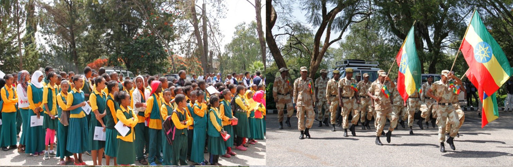 Haramaya University (HrU) marked the 7th National Flag Day