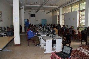 Post graduate students of Haramaya University at Training