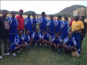Haramaya University won the trophy organized by the Dire Dawa administration in commemoration of the fourth anniversary of the commencement of the Renaissance Dam construction