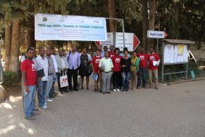 Haramaya University’s Library and Information Services Directorate (LISD) conducted training group image