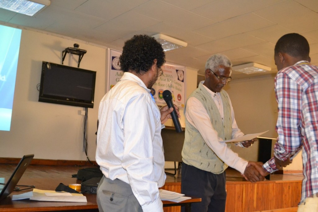 Melese Nigussie and Jemal Assen, both 3rd year physics Haramaya University Students Win 2015 EPS North America (EPS – NA) Award image