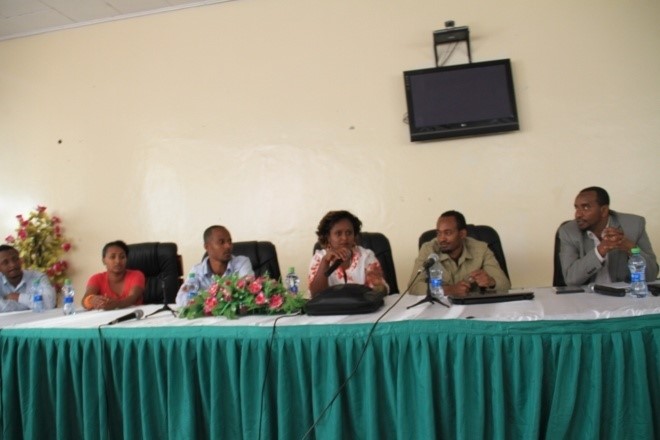 AJLA Increased Haramaya University’s Visibility panelists image