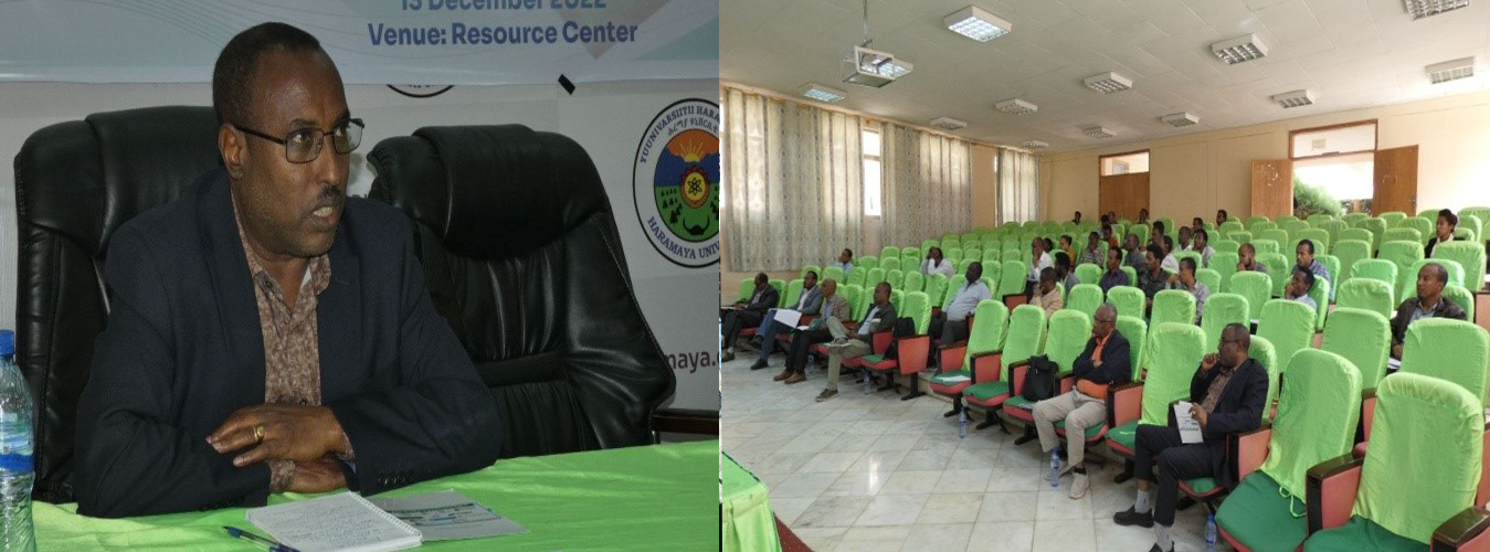 Professor Mengistu Urge and Academics Staff