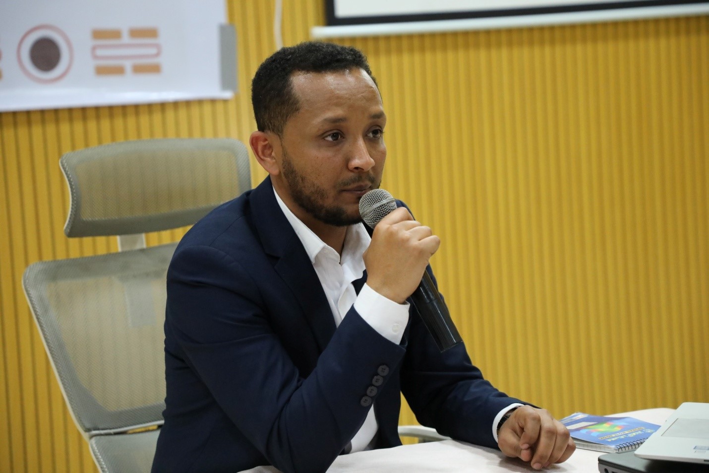 Admas Abera on Data Use Partnership, and Digital Health Activity, conducted a Capacity Building and Mentorship Program (CBMP) Regional Review Meeting and Research Dissemination Implementation Workshop image